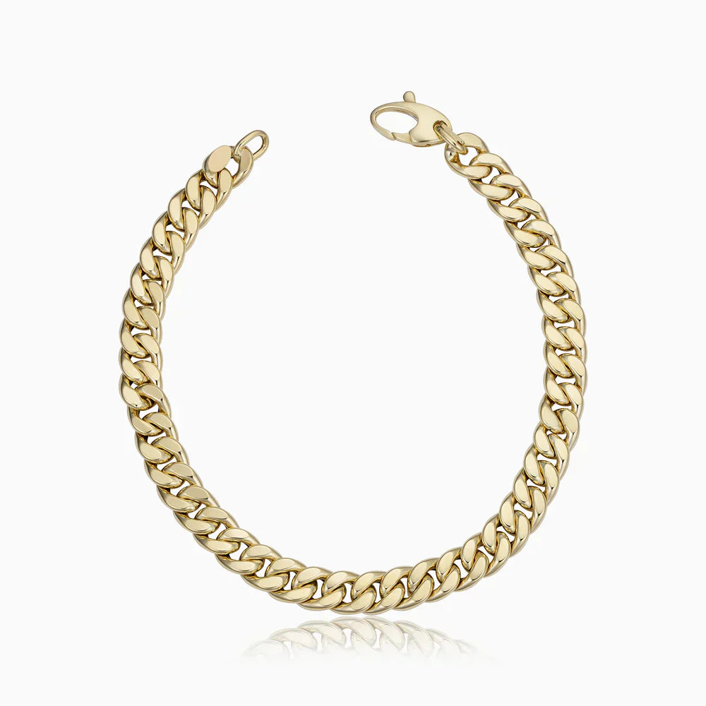 Estate Cuban Armband | Weißgold