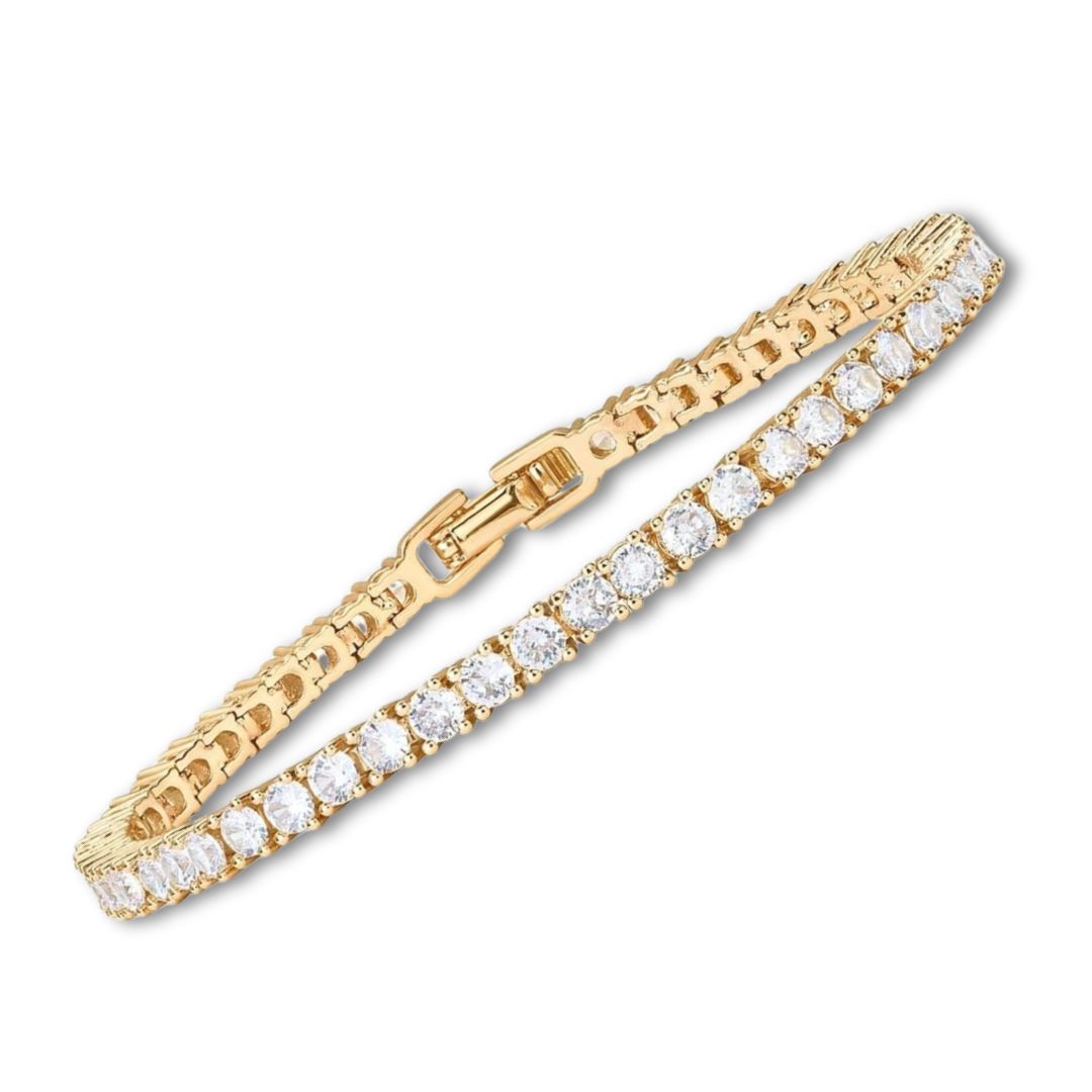 Tennis-Armband | Weißgold