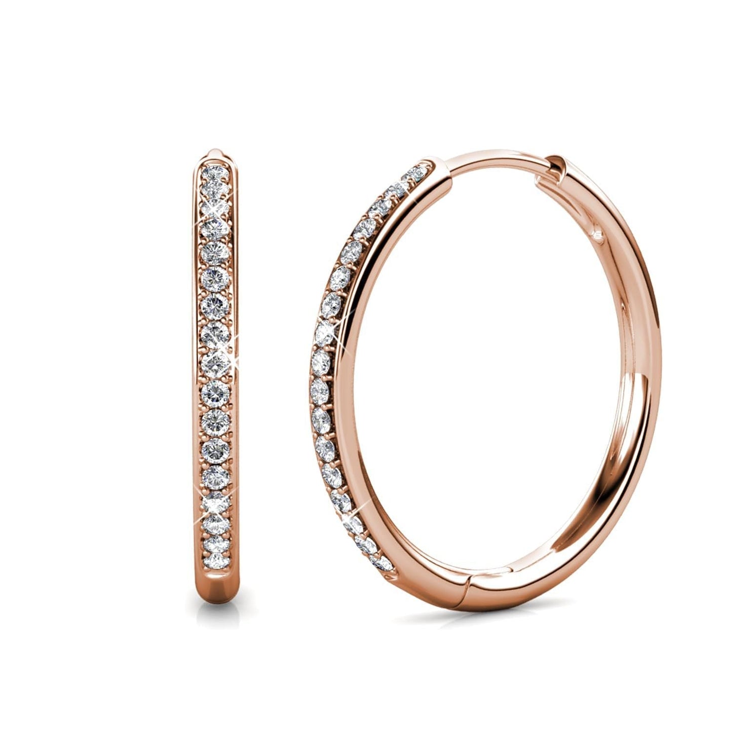 Sorel Pave Ohrringe | Weißgold