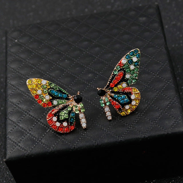 Schmetterling Ohrringe Limitierte Edition mit Zirkonia Einlage