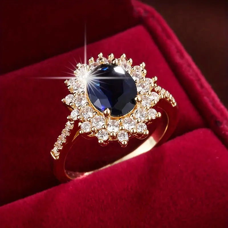 Vionne Saphirae Ring | Weißgold