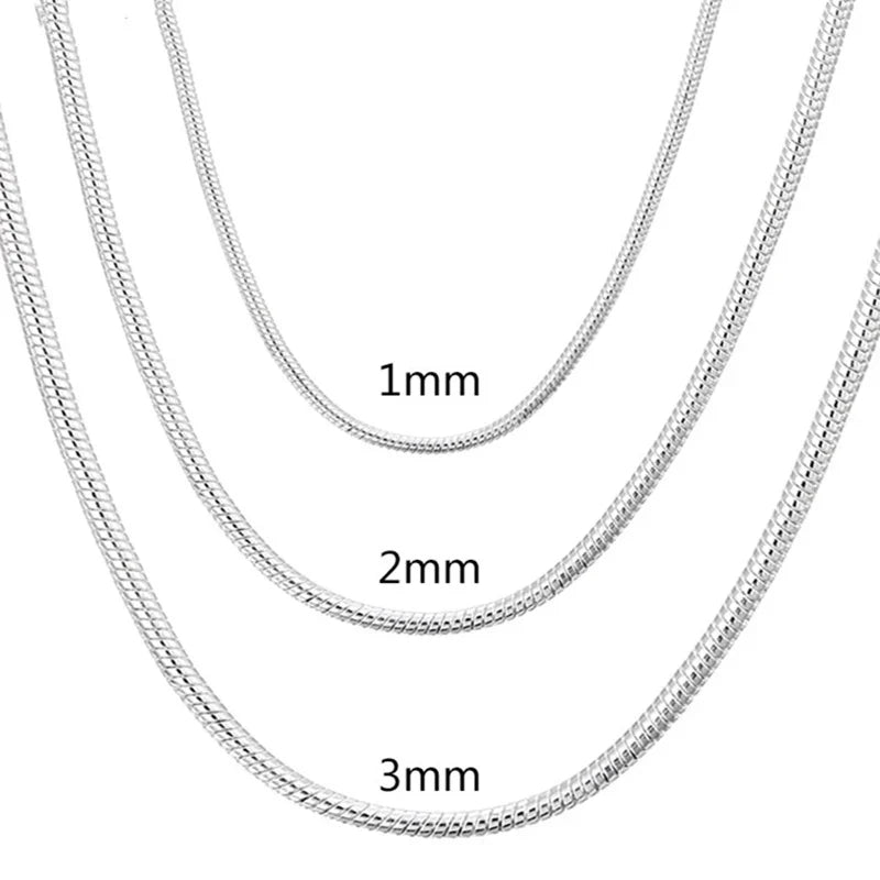 Schlangenkette Silber 925