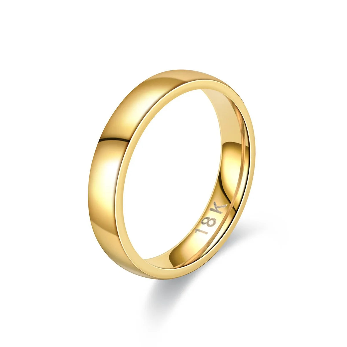 Klassischer Partnerring in Gold