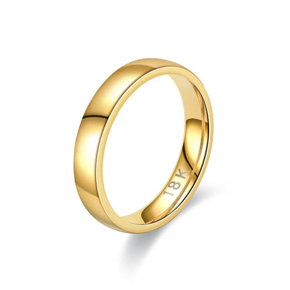Klassischer Partnerring in Gold