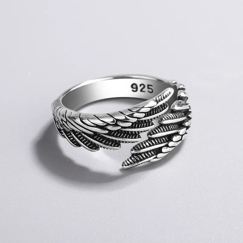 Engelsflügel-Ring Silber 925