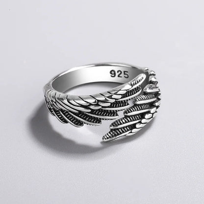 Engelsflügel-Ring Silber 925