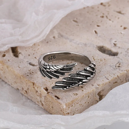 Engelsflügel-Ring Silber 925