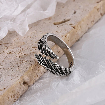 Engelsflügel-Ring Silber 925