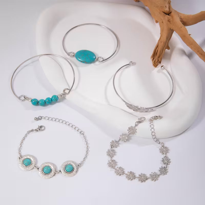 5-teiliges vintage Boho Armband-Set