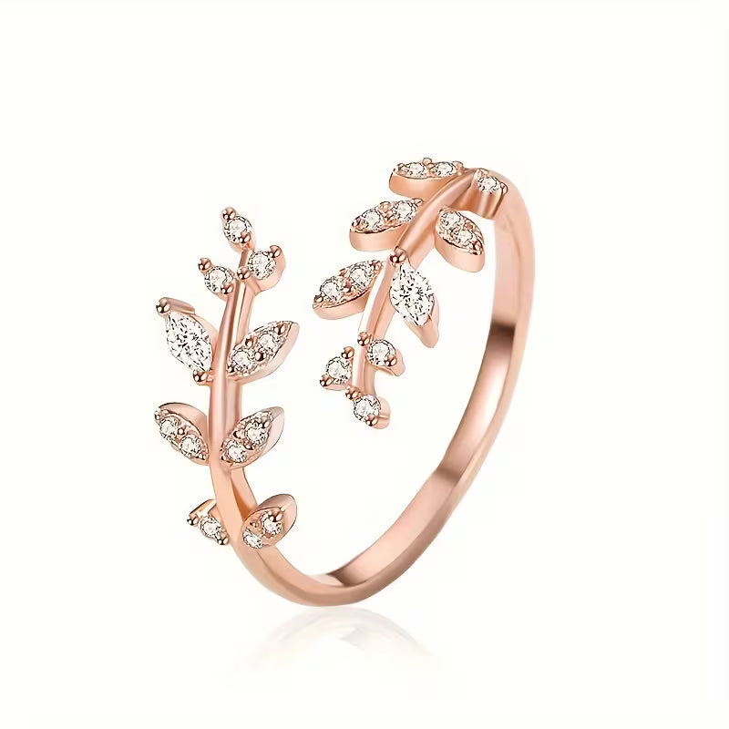 Verstellbarer vintage Ring in Rankenform