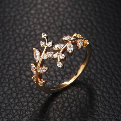 Verstellbarer vintage Ring in Rankenform