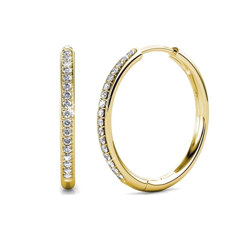 Sorel Pave Ohrringe | Weißgold