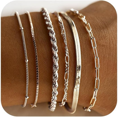 Isabella Vernetta Armband-Set | Weißgold