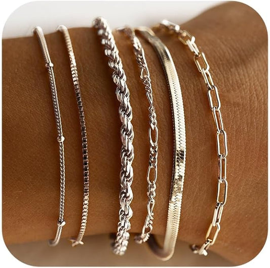 Isabella Vernetta Armband-Set | Weißgold