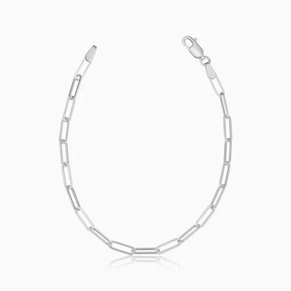 Venice Link Armband | Weißgold