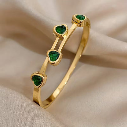 Verde Hearts Armband | Gold