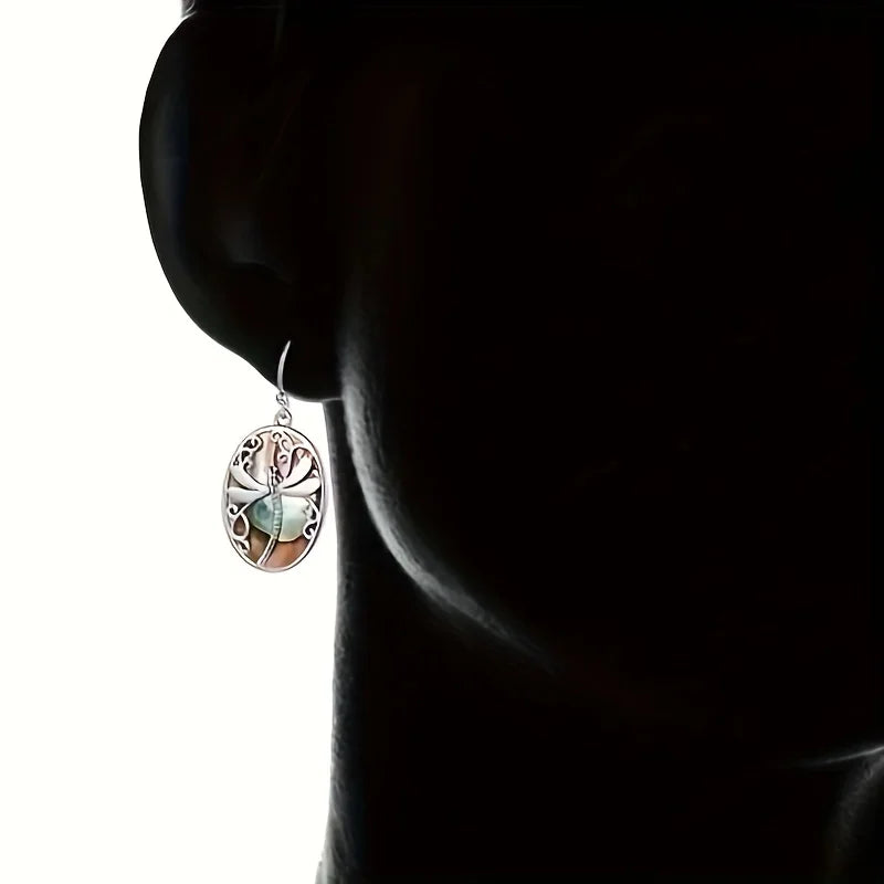 Abalone Muschel Libellen Ohrringe