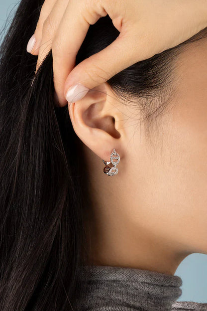 Meeresinsel Ohrring | Gold