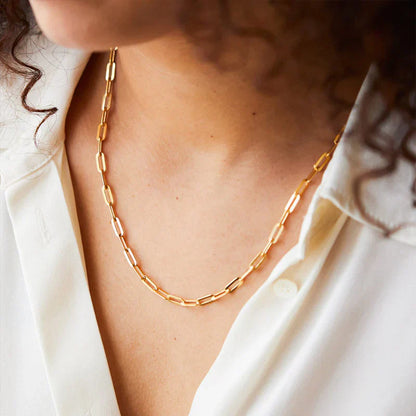Elegante Halskette Kette Archen | Gold