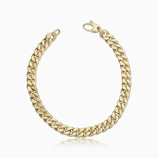 Kubanisches Armband Estate | Gold