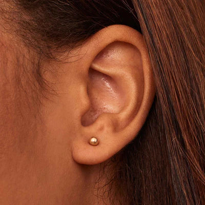 Kugel-Ohrringe | Gold