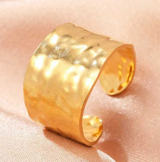 18 Karat Griechischer Goldplattierter Ring