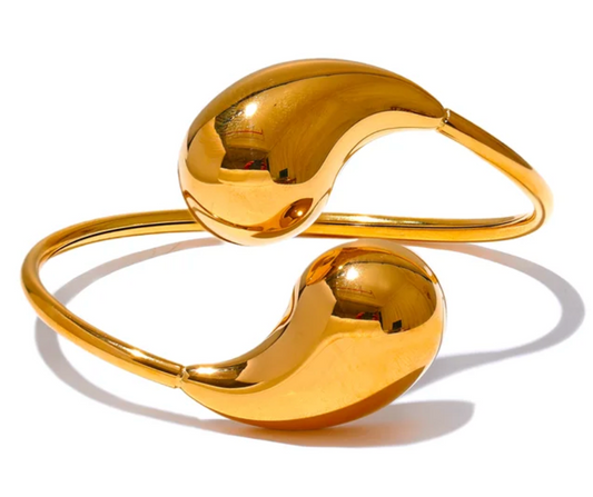 Yin Yang Armband in 18K Gold Plating