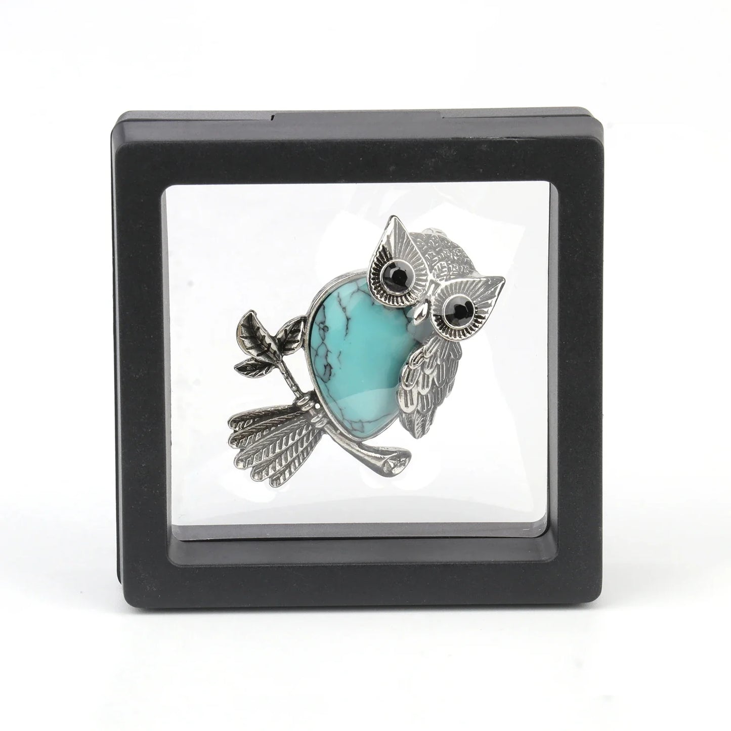 Kristall Eule Weisheit Anhänger Halskette