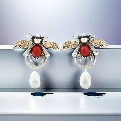 Vintage Biene Ohrringe