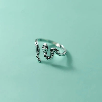 Schlangen Ring in Sterlingsilber