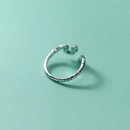 Schlangen Ring in Sterlingsilber