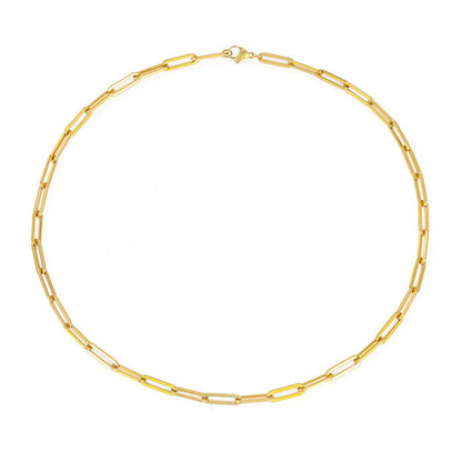 Archen Elegante Kette Halskette | Weißgold