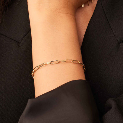 Venice Link Armband | Weißgold