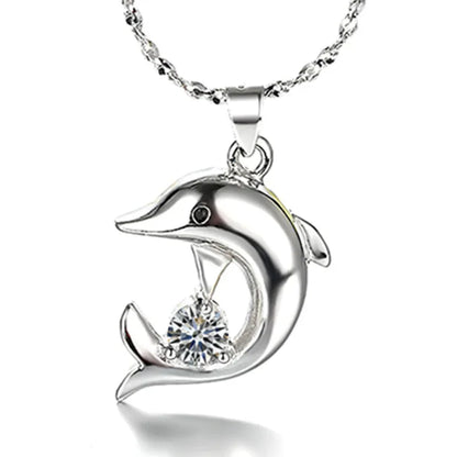 Delfin Schmuckset in Sterlingsilber