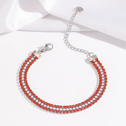 Signature Shine Armband | Weißgold