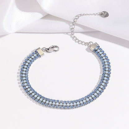 Signature Shine Armband | Weißgold