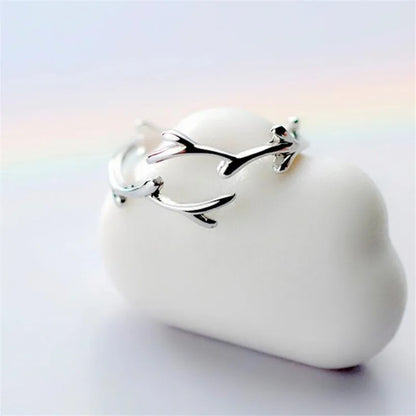Sterlingsilber Ast Ring