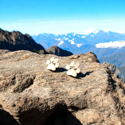 Hypoallergene Pfoten Ohrringe