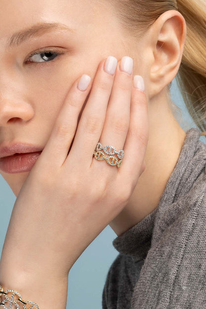 Meeresinsel Ring | Gold