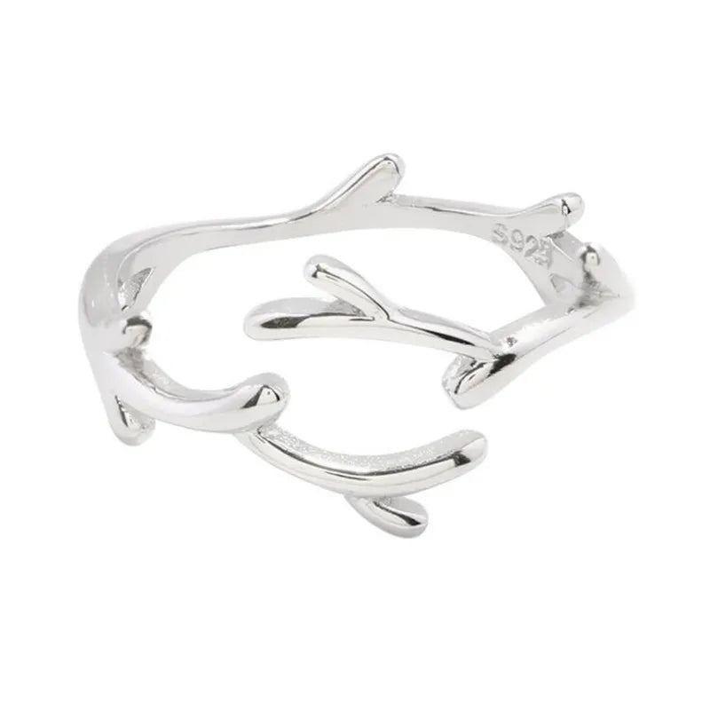 Sterlingsilber Ast Ring