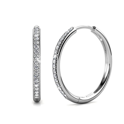 Sorel Pave Ohrringe | Weißgold