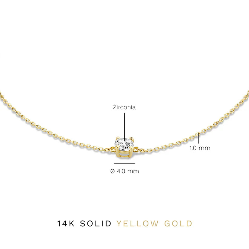 Cléa Stein Armband | Weißgold