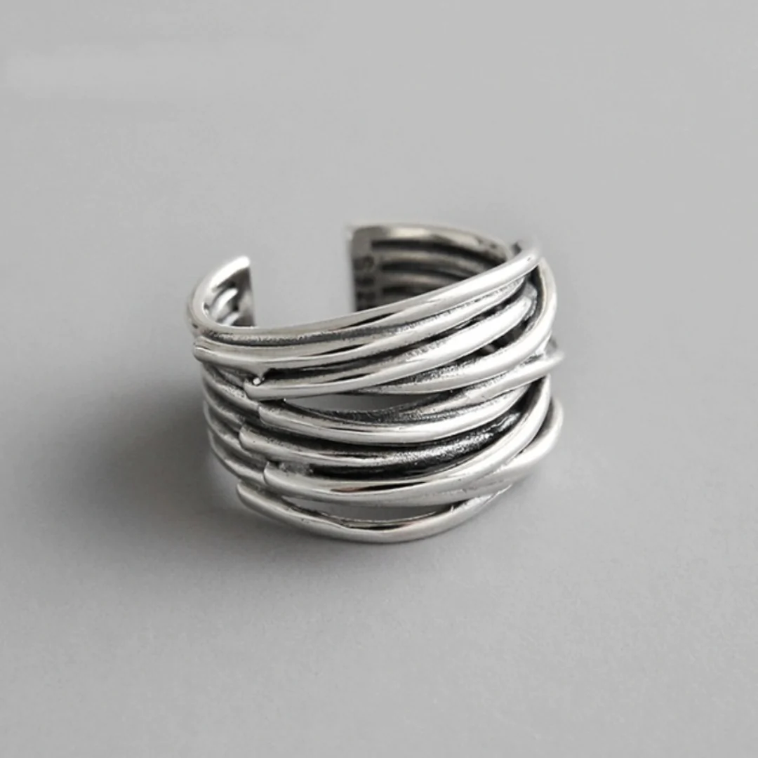 Doppelschichtiger Vintage Ring