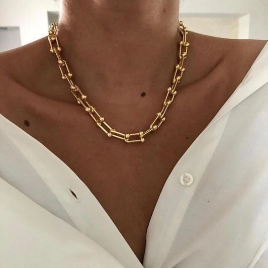 Goldene Kette Halskette