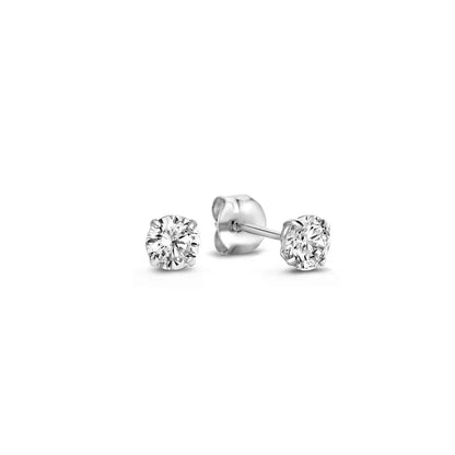Dara Brillane Stein Ohrringe Set | Weißgold