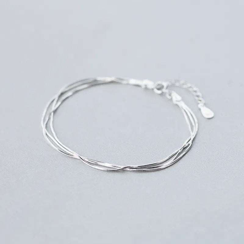 Feines und elegantes Armband aus 925er Silber