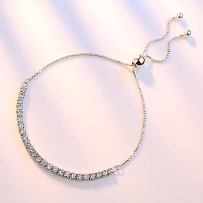 Schönes 925 Silber Armband mit Zirkonia