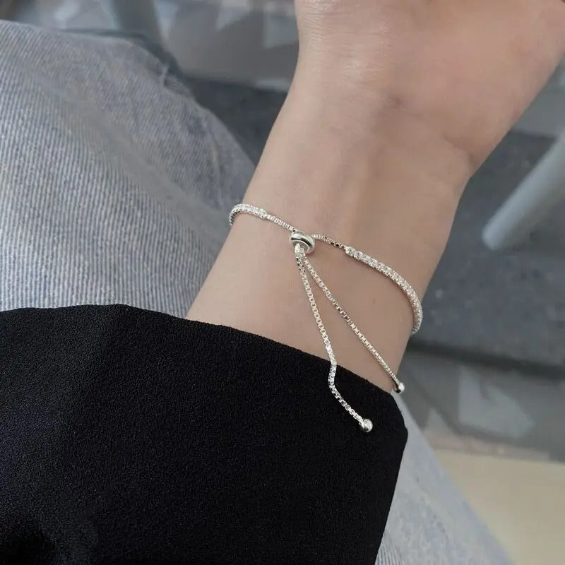 Schönes Armband aus 925er Sterling Silber und Zirkonia