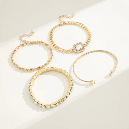 Domitia Calvina Armband-Set | Weißgold
